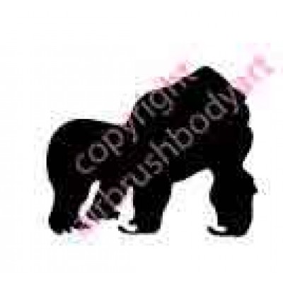 0263b silverback gorilla backing reusable stencil